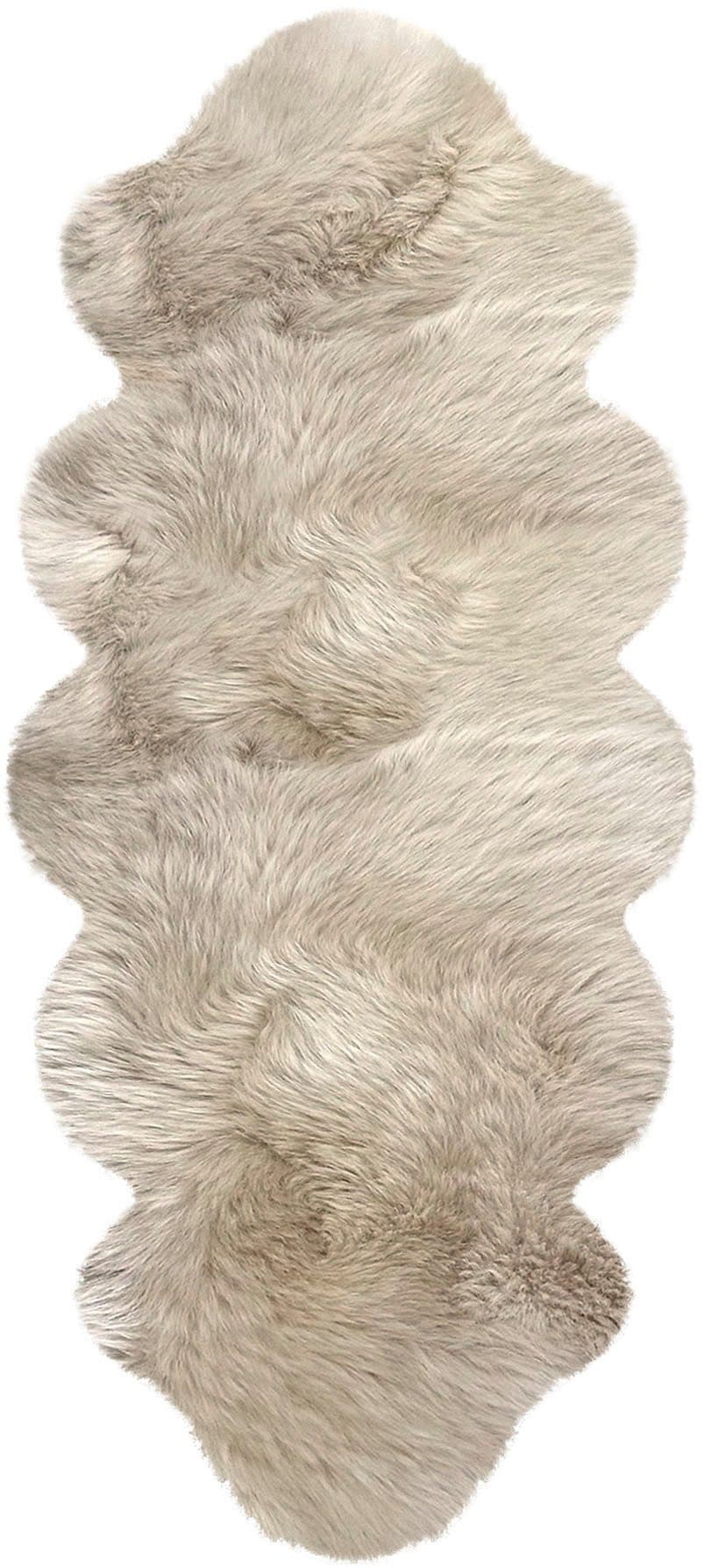 HEITMANN FELLE Fellteppich Doppel-Lammfell Premium Qualität Beige