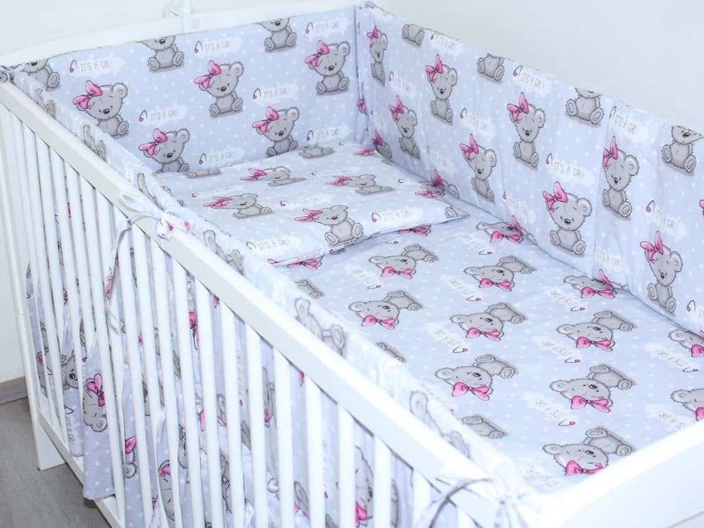 Primawela Bettnestchen Rosa 420 cm Babybett Umrandung