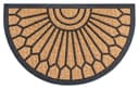 Hanse Home Fußmatte Mix Mats Gummi-Kokos Halbrund Geometric Ornament Bild 2