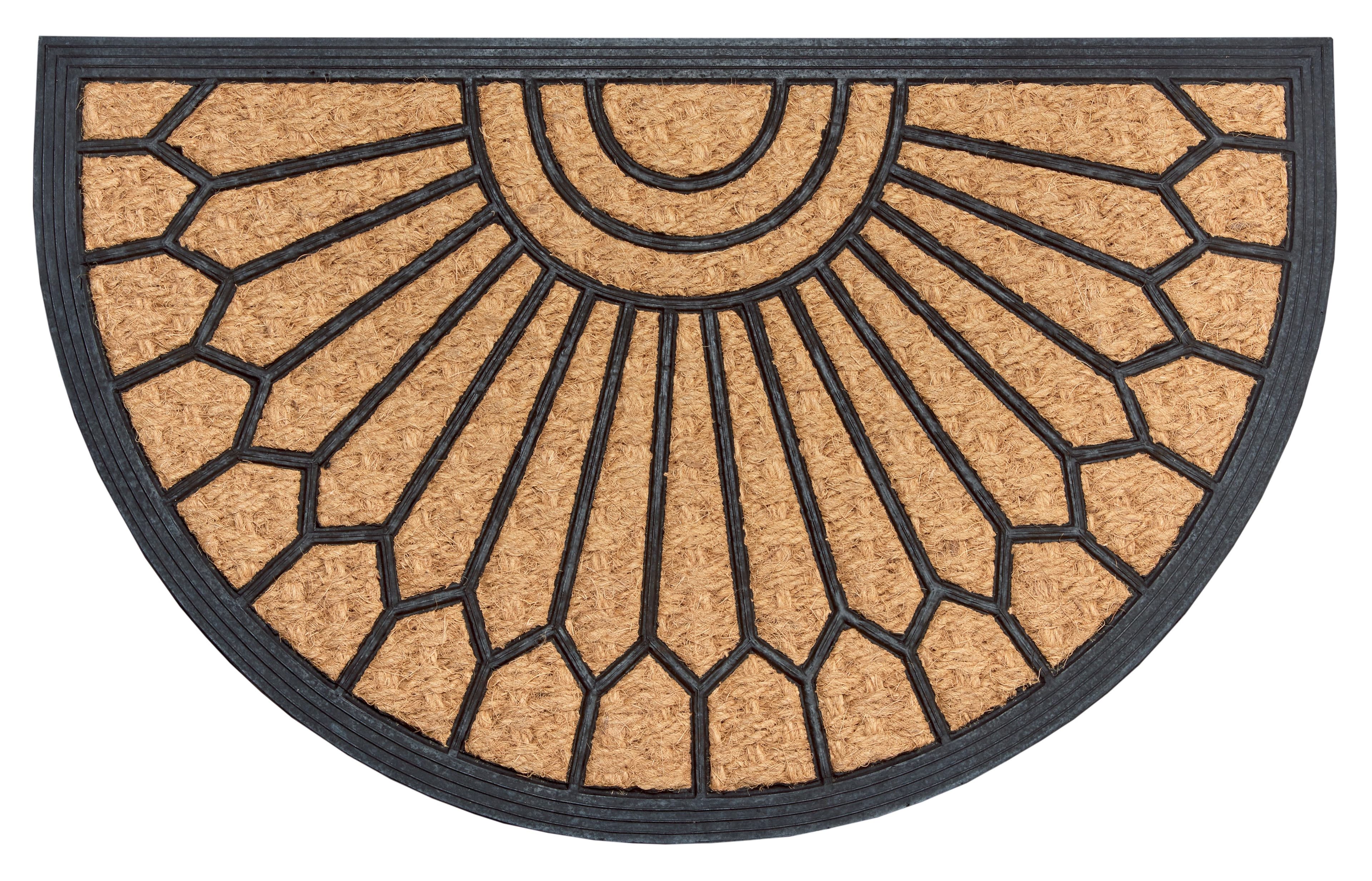 Hanse Home Fußmatte Mix Mats Gummi-Kokos Halbrund Geometric Ornament - Bild 2