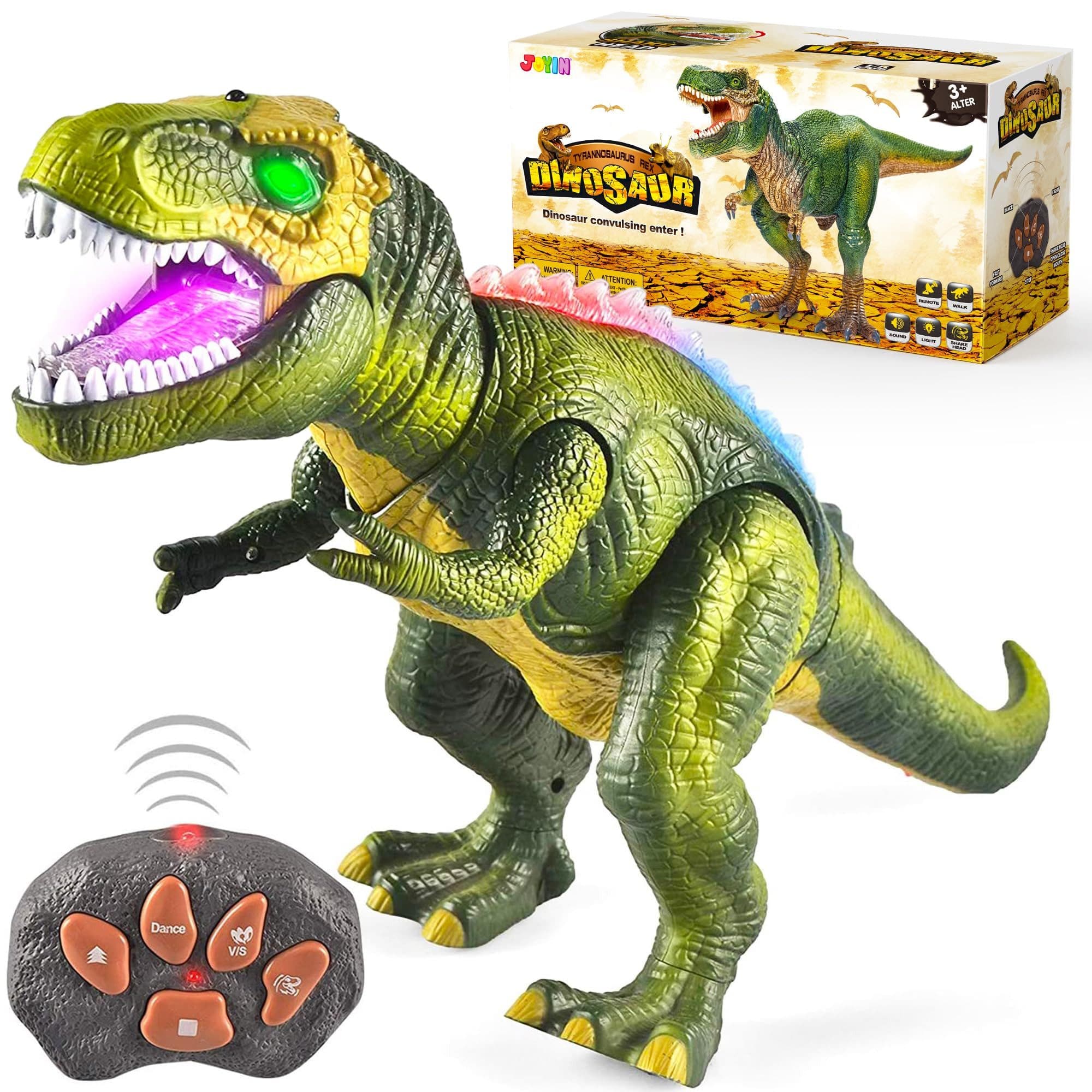 JOYIN RC-Tier Kinder LED T-Rex Ferngesteuert Grün - Bild 2