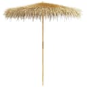 vidaXL Sonnenschirm Bambus Bananenblatt-Dach 210 cm Bild 2