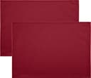 REDBEST Tischset "New Orleans" 2er-Pack abwaschbar Uni Rot Bild 2