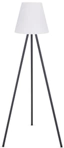 Moderne Stehlampe aus Kunststoff, grau, Ø 35 cm, H: 148 cm Bild 2