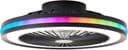 Brilliant LED Deckenleuchte Palmero Schwarz mit Ventilator und RGB Bild 2