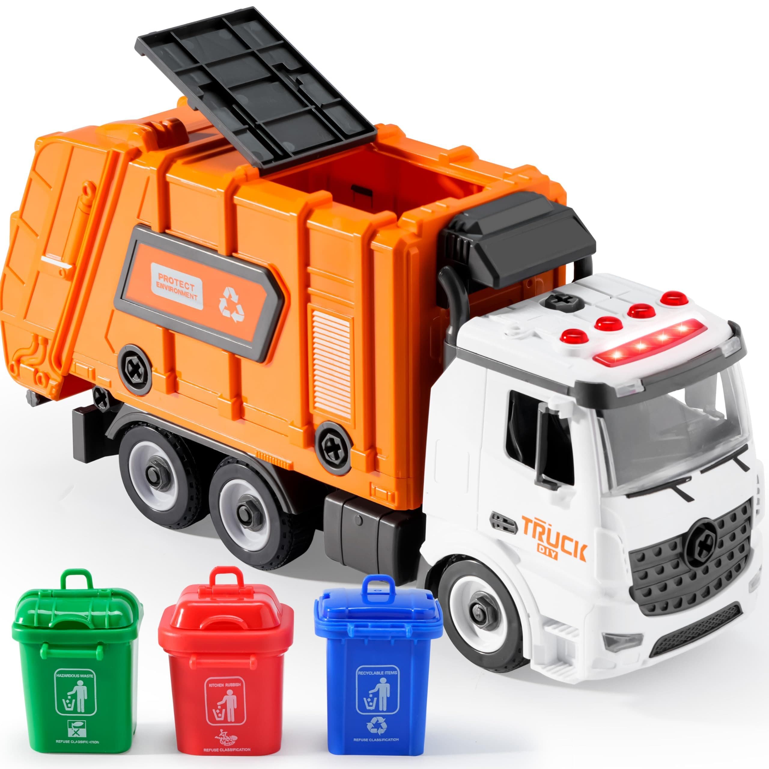 JOYIN Jumbo Müllauto Spielzeug Müllwagen Kinder ab 3 Jahre - Bild 2