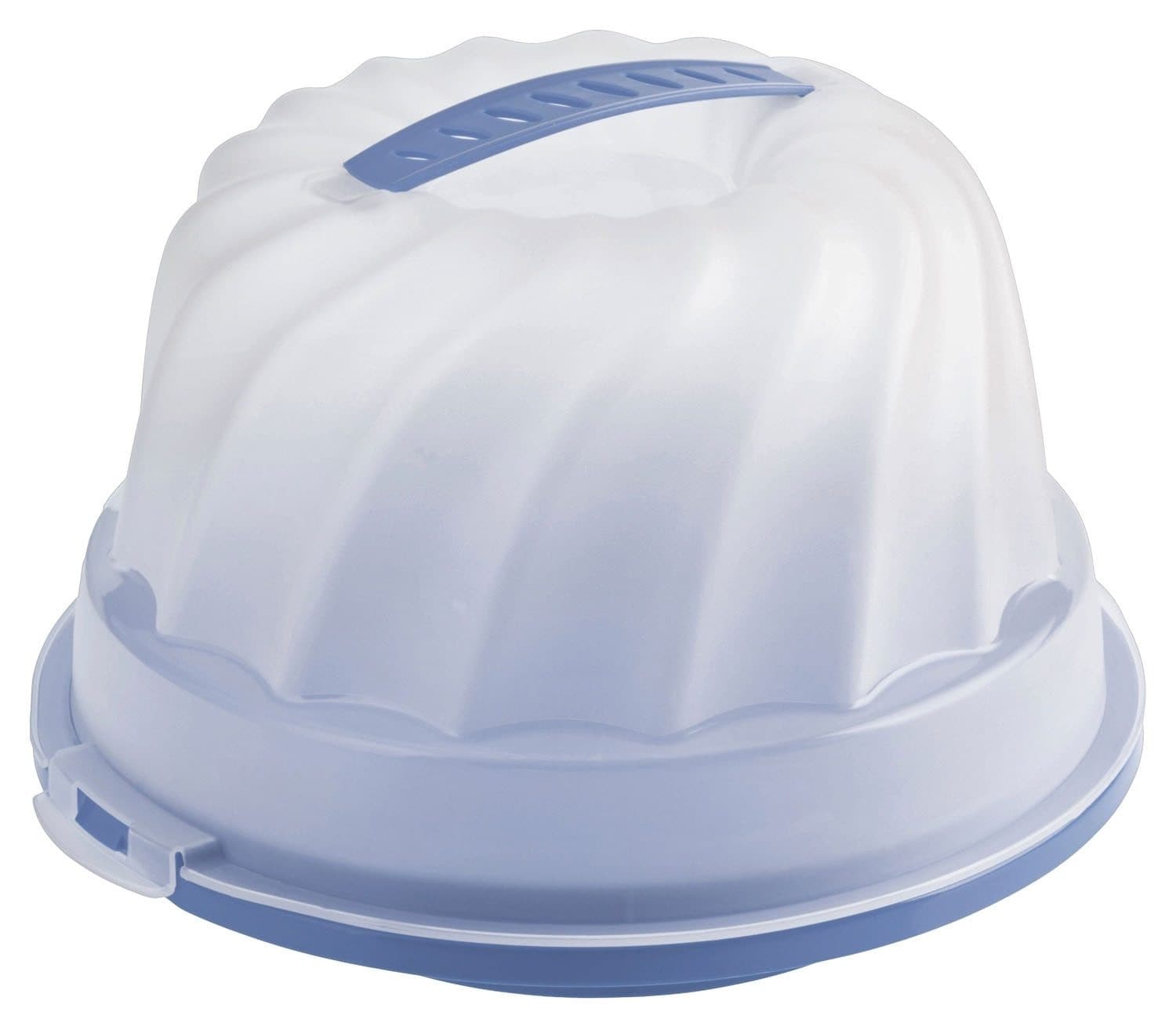 ROTHO Gugelhupf-Kuchenbehälter Blau Kunststoff