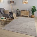 TT Home Teppich Kurzflor Grau Geometrisch Skandi Bild 2
