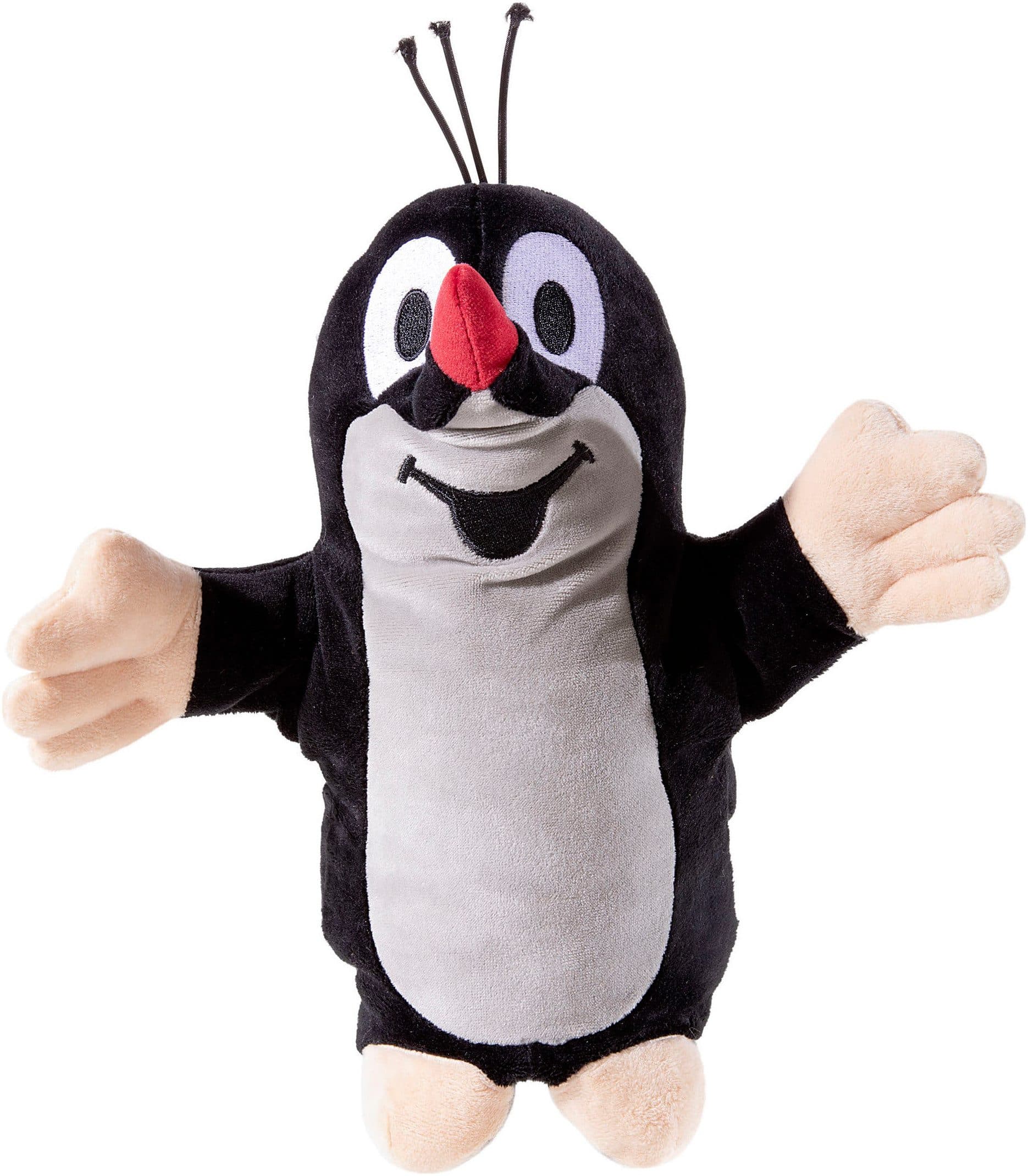 Heunec® Handpuppe Kleiner Maulwurf GRS Grau/Schwarz