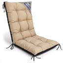 Amazinggirl Hochlehnerauflage Gartenstuhl Beige 50x120 cm Bild 2