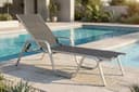 KETTLER Gartenliege Basic Plus Aluminium silber/anthrazit Bild 2