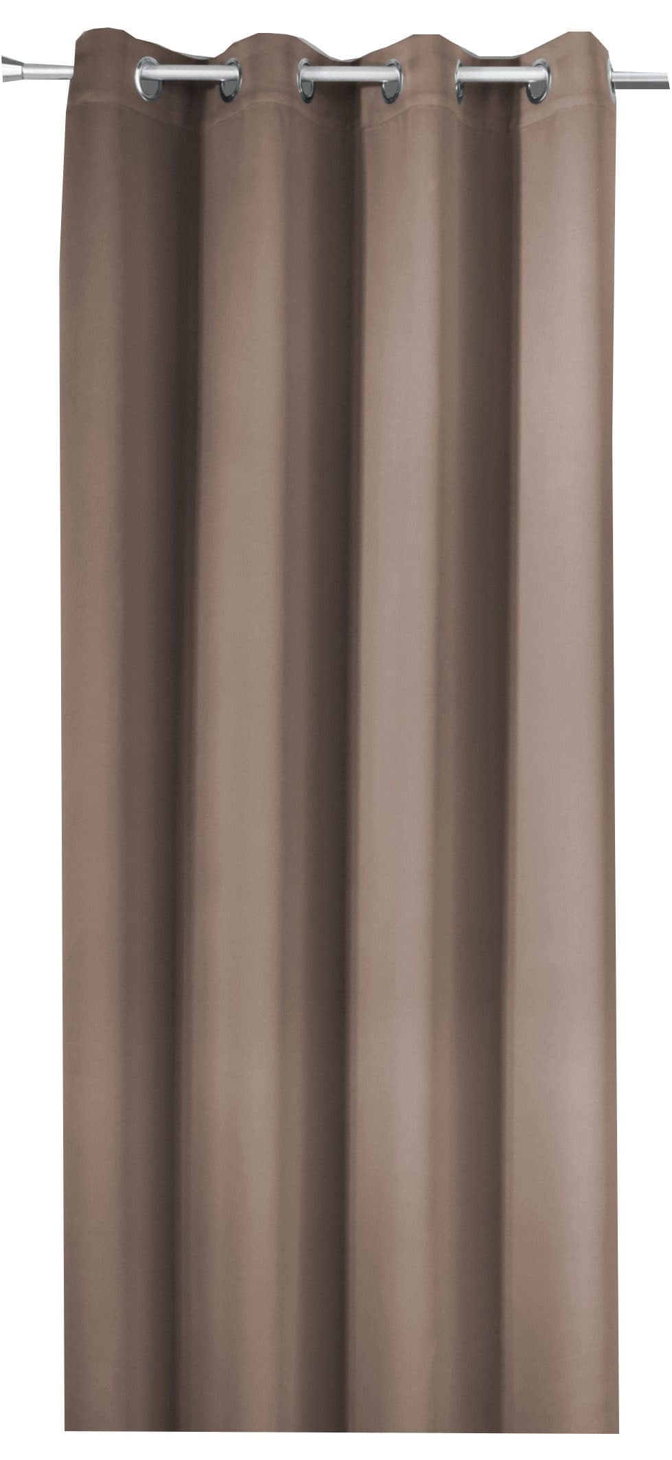 novumfix Verdunkelungsvorhang Taupe Thermovorhang XXL Ösen - Bild 2