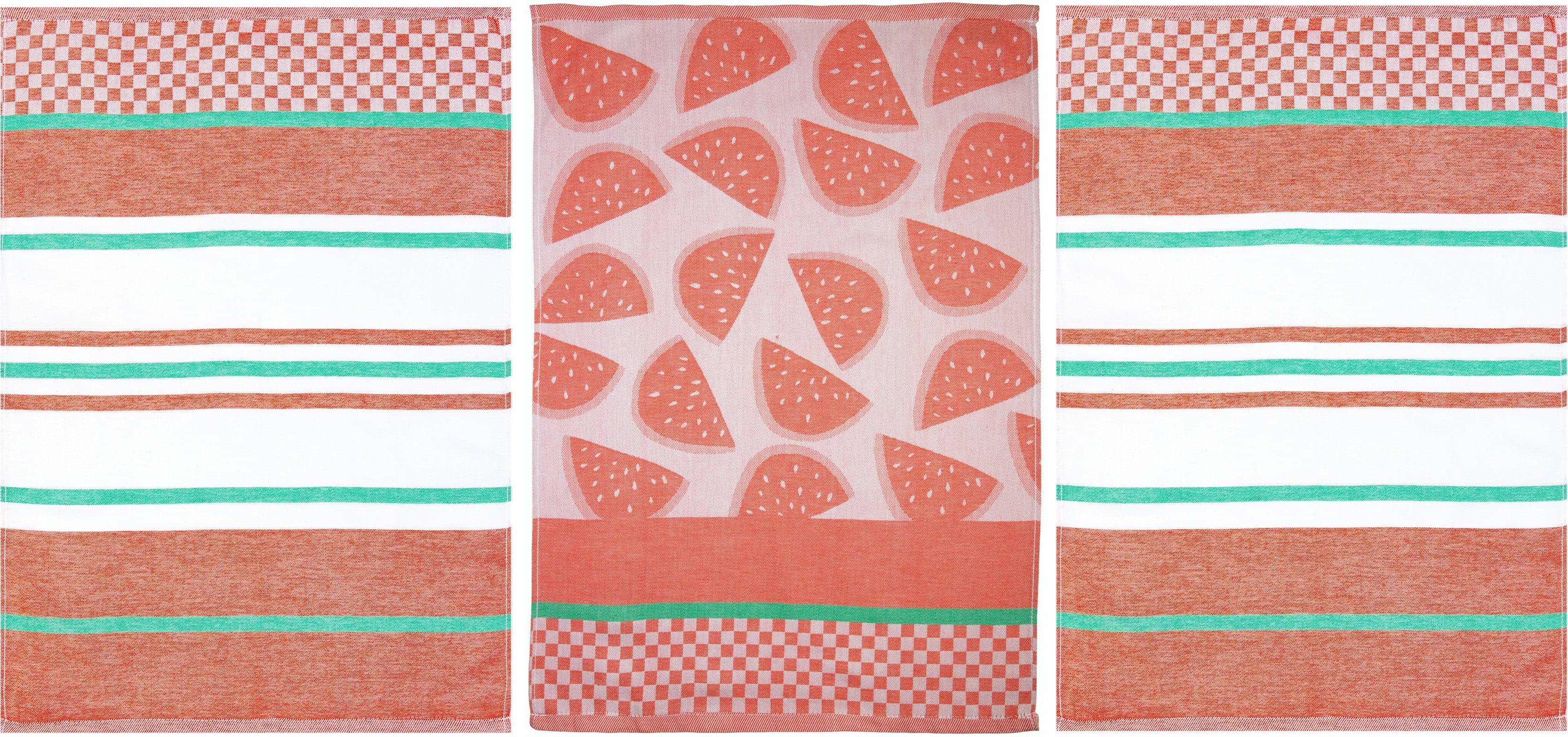 STUCO Geschirrtuch Summer Fruits Melone Bunt 100% Baumwolle - Bild 2