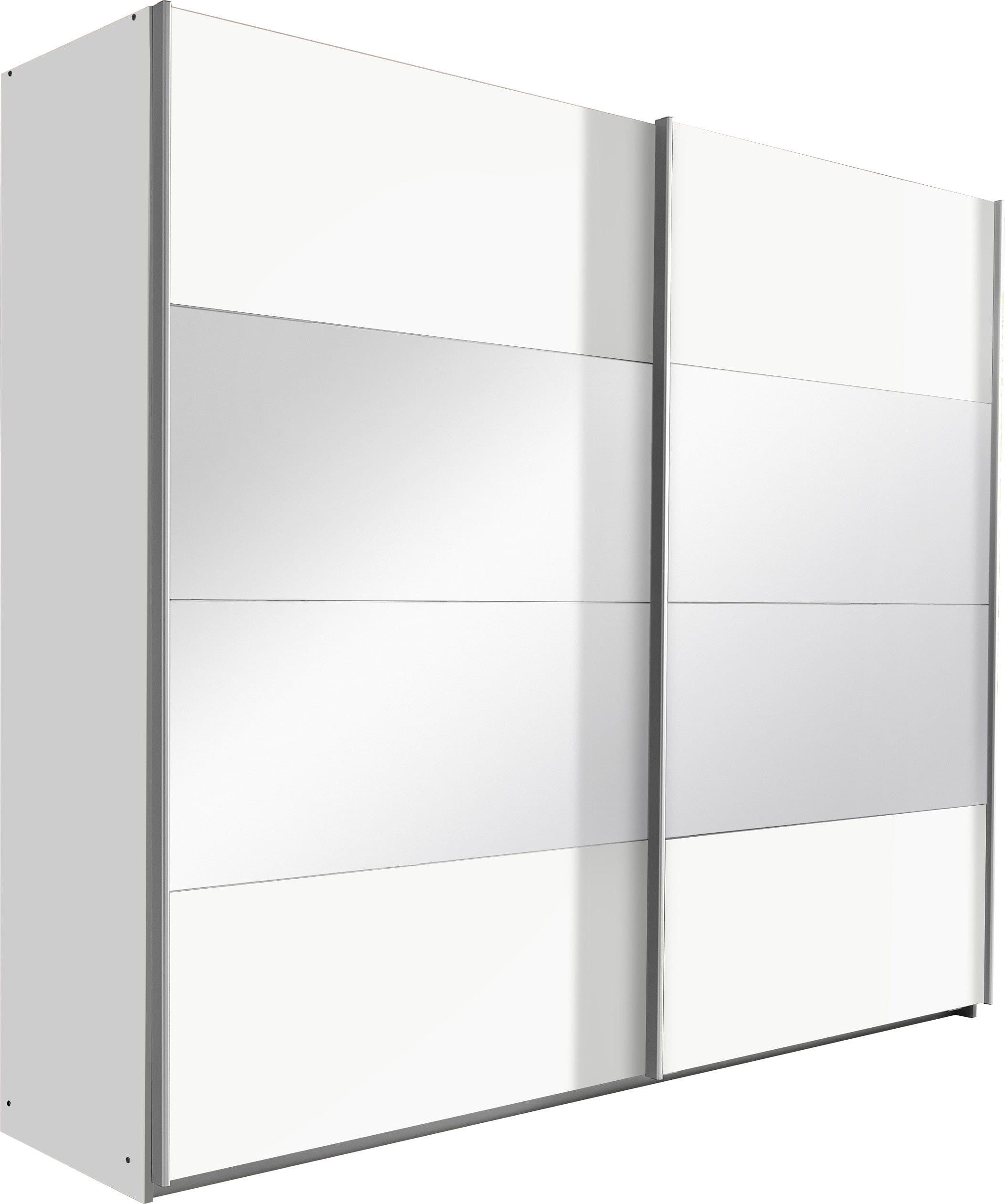 Rauch Quadra Schwebetürenschrank Weiß mit Spiegeln - Bild 2