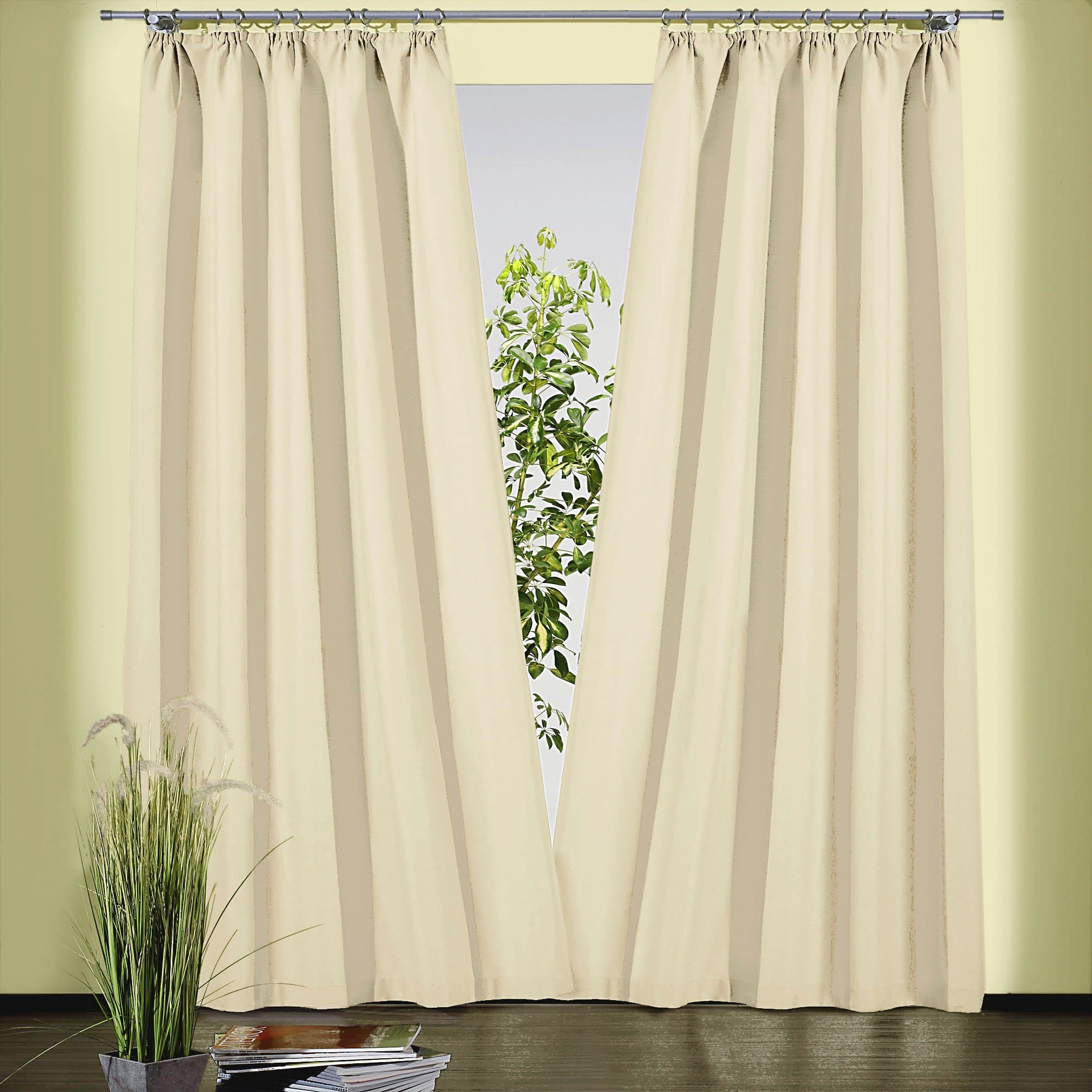 Weckbrodt Gardine Sento Beige Blickdicht Unifarben - Bild 2