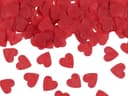partydeco Herzkonfetti Rot 15g Seidenpapier Tischdeko Bild 2