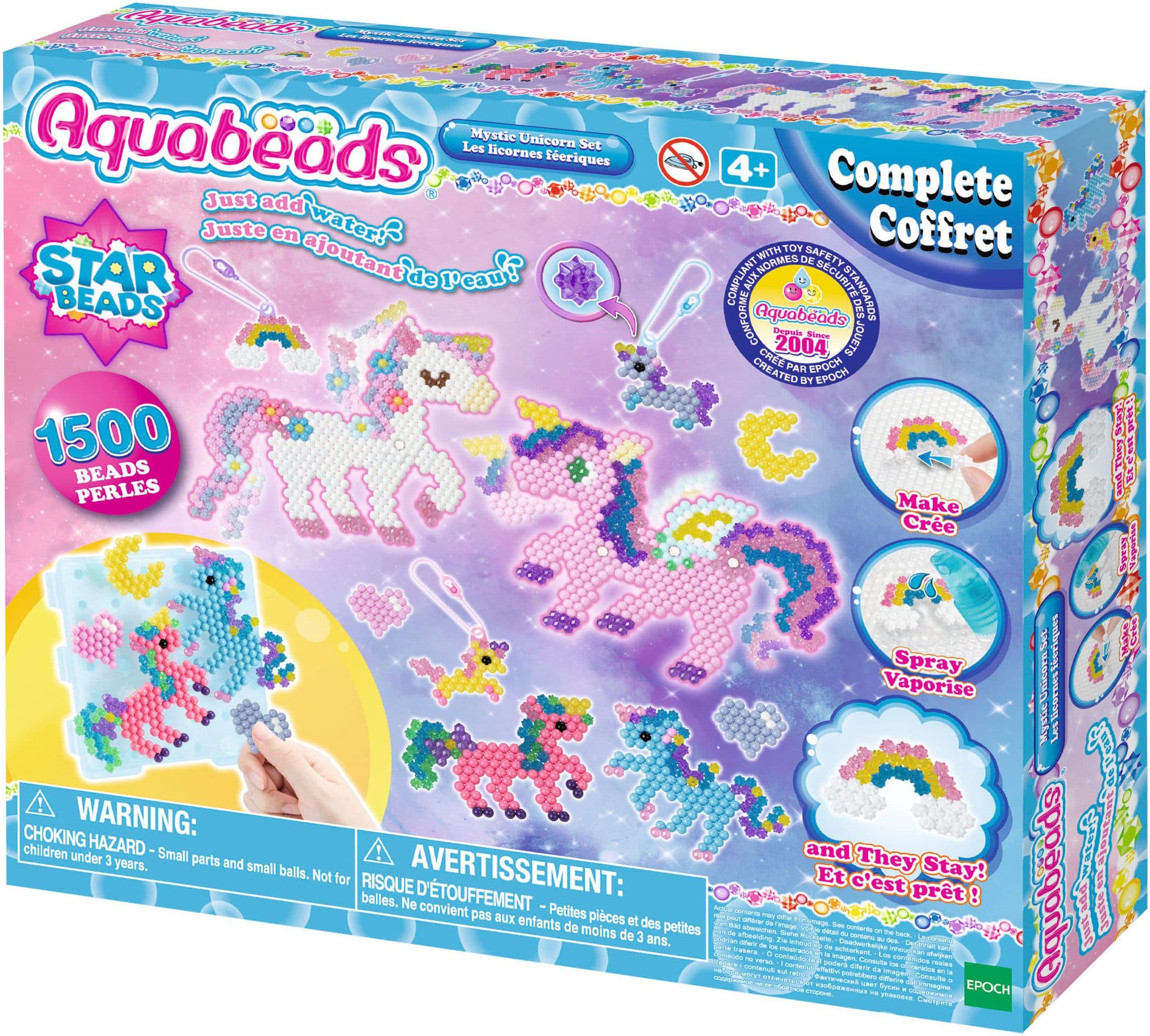Aquabeads Kreativset Mystisches Einhorn Bastelset Bunt - Bild 2