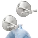 bremermann Wandhaken Bad-Serie PIAZZA 2er Set Edelstahl Matt Bild 2
