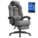SONGMICS Gaming-Stuhl Ergonomisches Design Grau Bild 2