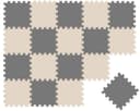 LittleTom Puzzlematte 18-tlg. Baby Spielmatte Grau Beige Bunt Bild 2