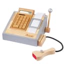 howa Spielkasse aus Holz mit Taschenrechner und Spielgeld Bild 2
