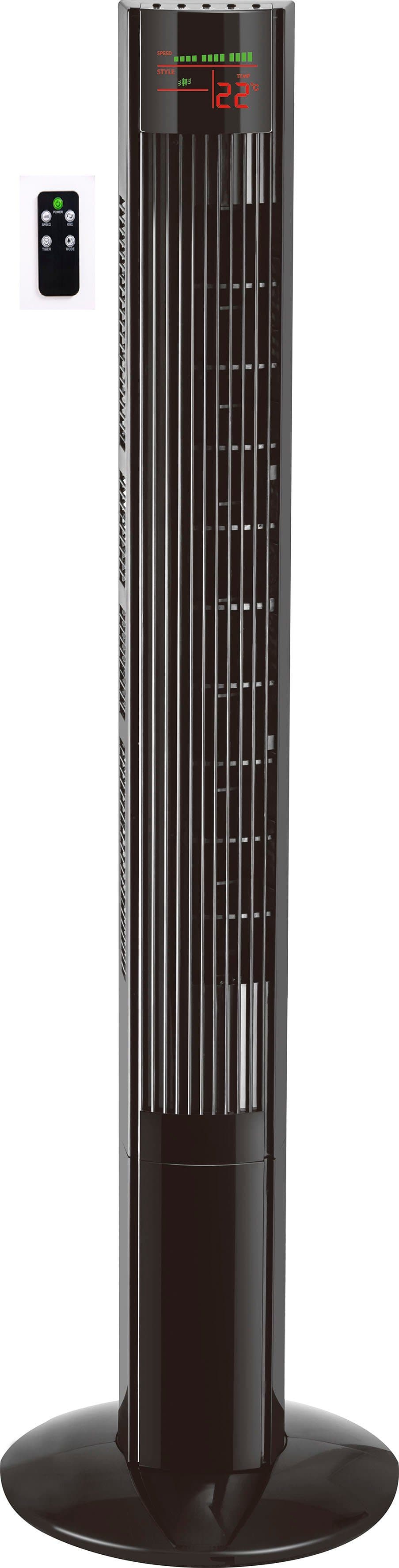 SALCO Turmventilator KLT-2046 Schwarz mit Timer und Fernbedienung - Bild 2