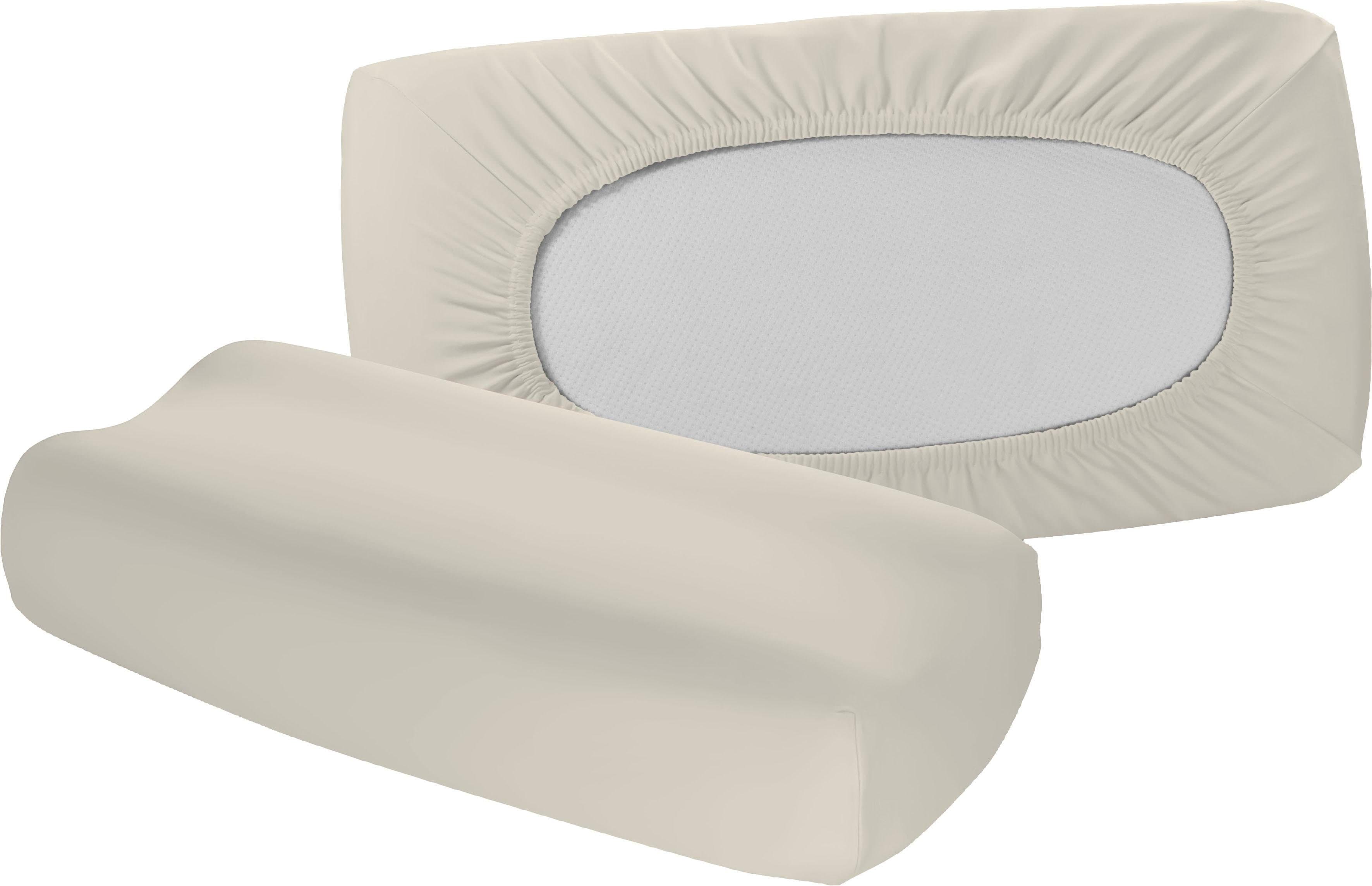FLEURESSE Vital Comfort Kissenbezug Jersey Beige 40x60 cm - Bild 2