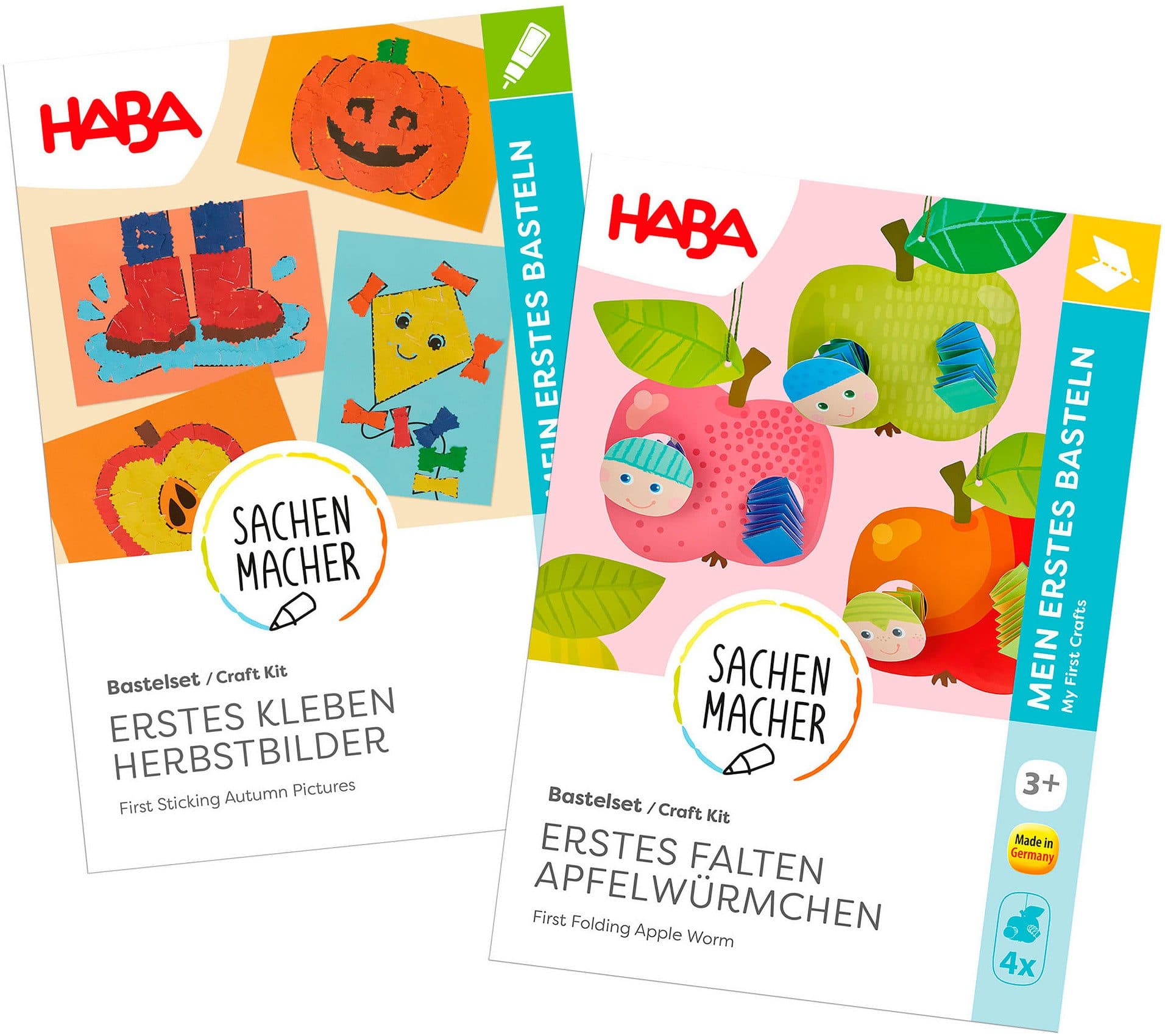 Haba Kreativset 2er Bastelsets Erstes Basteln Herbst Bunt - Bild 2