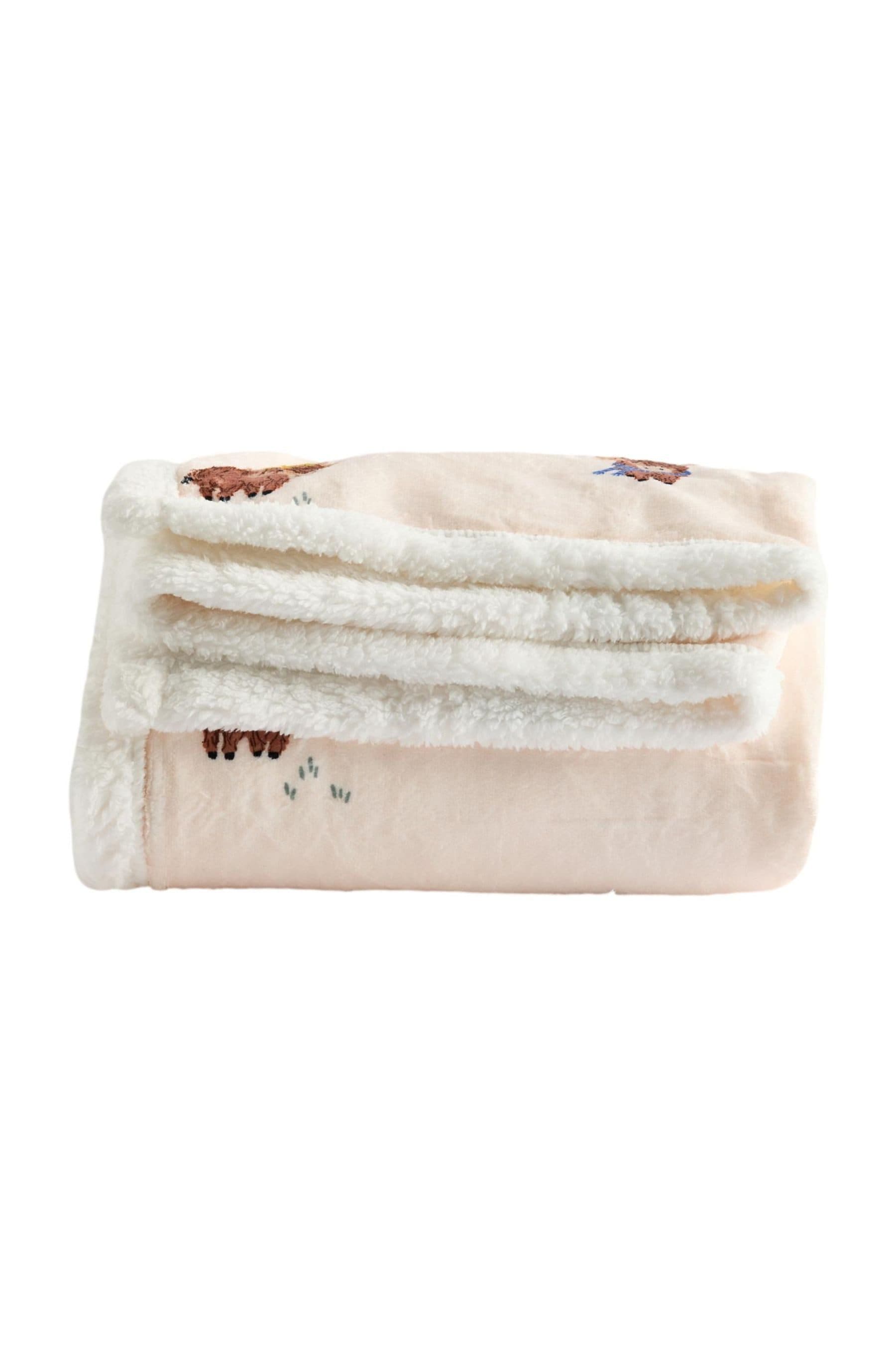 Next Fleece-Decke mit Mini-Hamish Motiv Beige - Bild 2