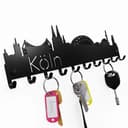 NOGGI Schlüsselleiste KÖLN mit 10 Haken & Wandbefestigung Bild 2