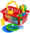 Dohany Spielgeschirr Picknickkorb Set 21-tlg. Bunt Bild 2