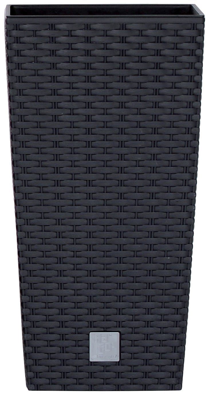 Prosperplast Blumentopf Rato Square 400 Anthrazit Kunststoff
