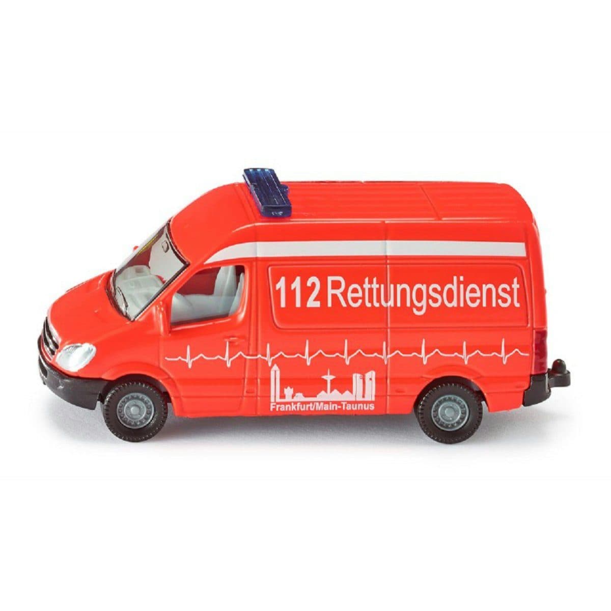 SIKU Spielzeug-Krankenwagen Rot Metall & Kunststoff