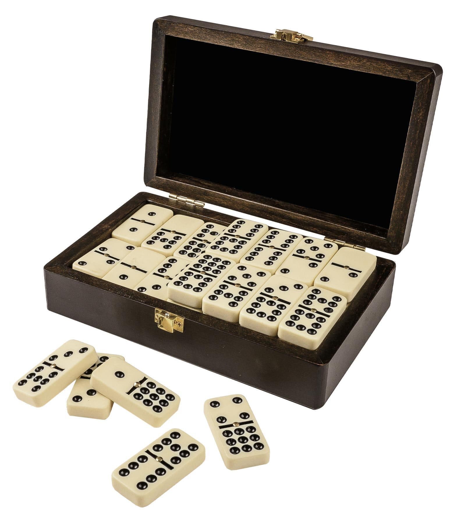 Philos Domino Doppel 9 Walnussoptik