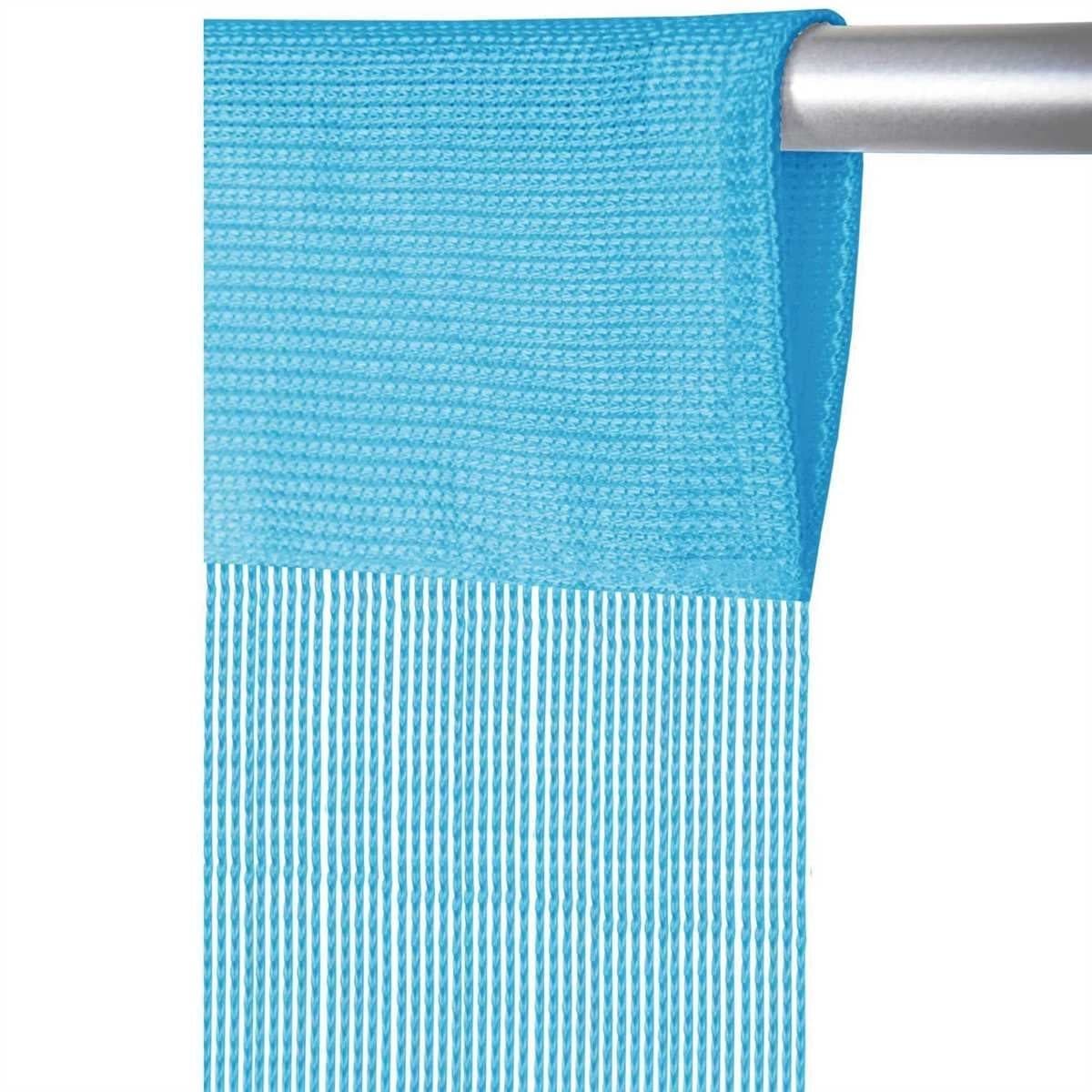Arsvita Fadenvorhang Prince Hellblau Stangendurchzug 100% Polyester - Bild 2