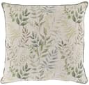 Chic Antique Kissenbezug Blattmuster Opal Creme 60x60cm Bild 2