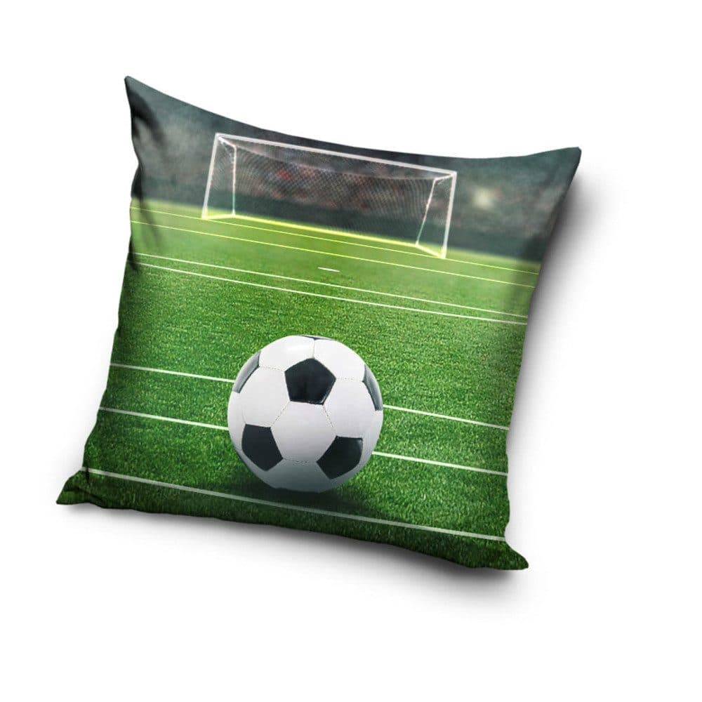 Carbotex Fußball Dekokissen Velour 40x40 cm