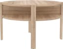 FORTE Beistelltisch Tobago Braun Runder Couchtisch mit Stauraum Bild 2