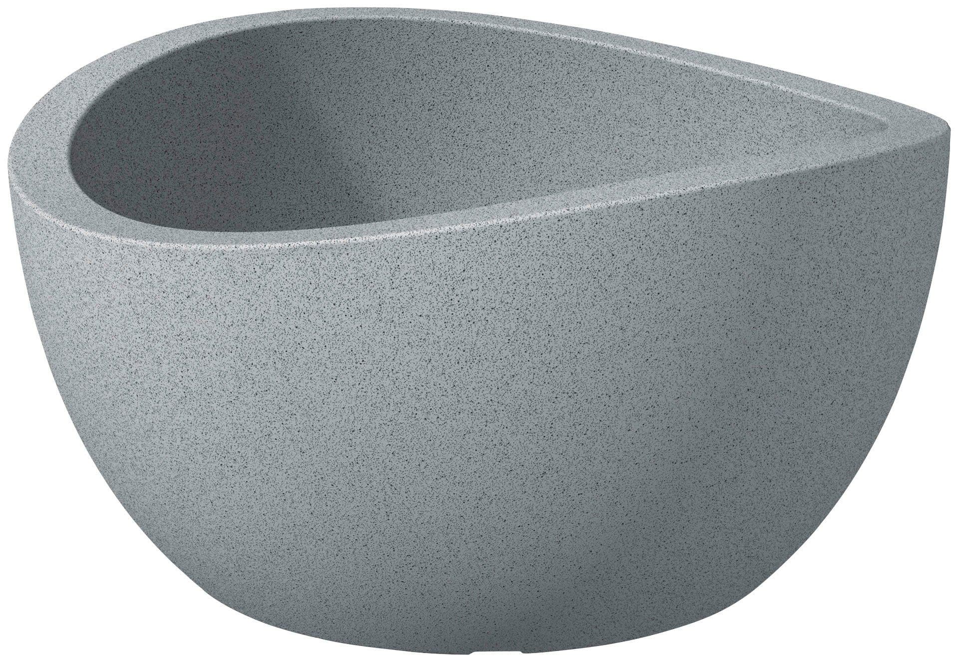 Scheurich Blumentopf WAVE GLOBE BOWL Grau Kunststoff - Bild 2