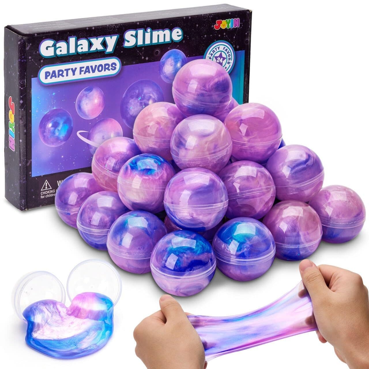 JOYIN Knete 24 Pack Slime Kit Rosa Galaxy - Bild 2