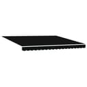 vidaXL Markisenersatzstoff Schwarz 4 x 3 m Polyester Bild 2