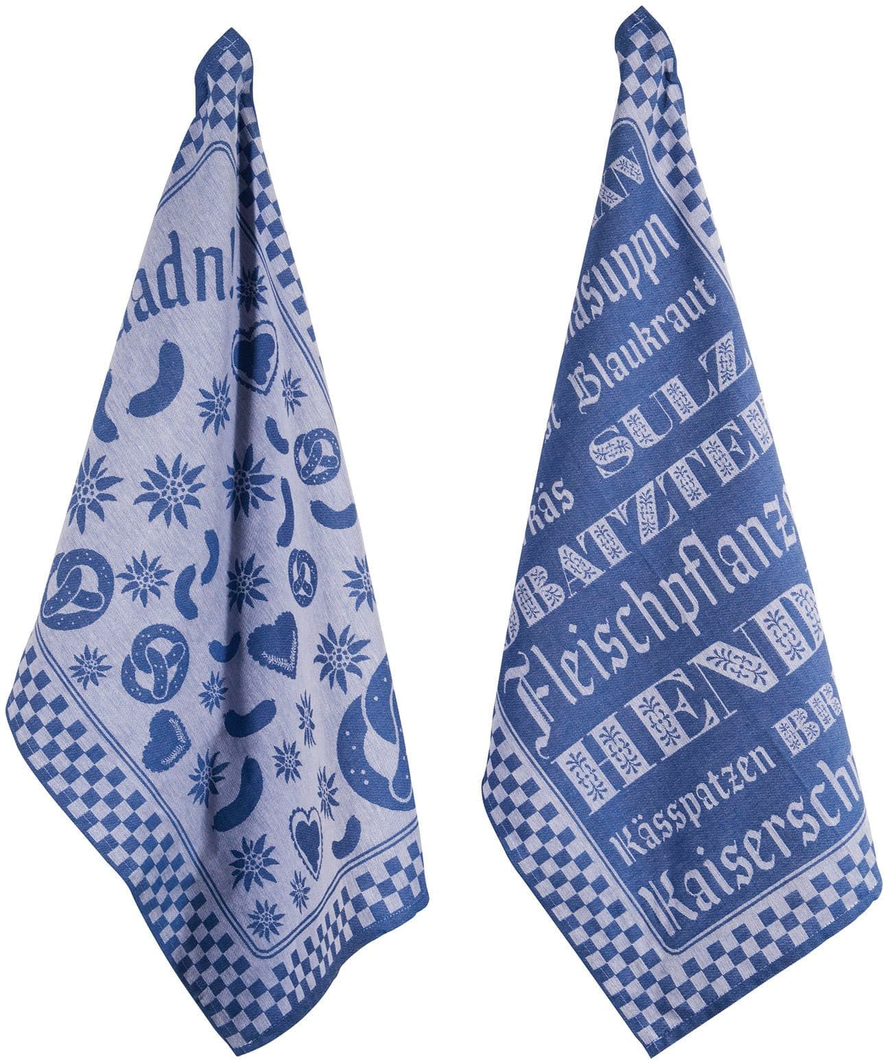 PAD Geschirrtuch HEIMAT Blau 100% Baumwolle Bayrisches Motiv