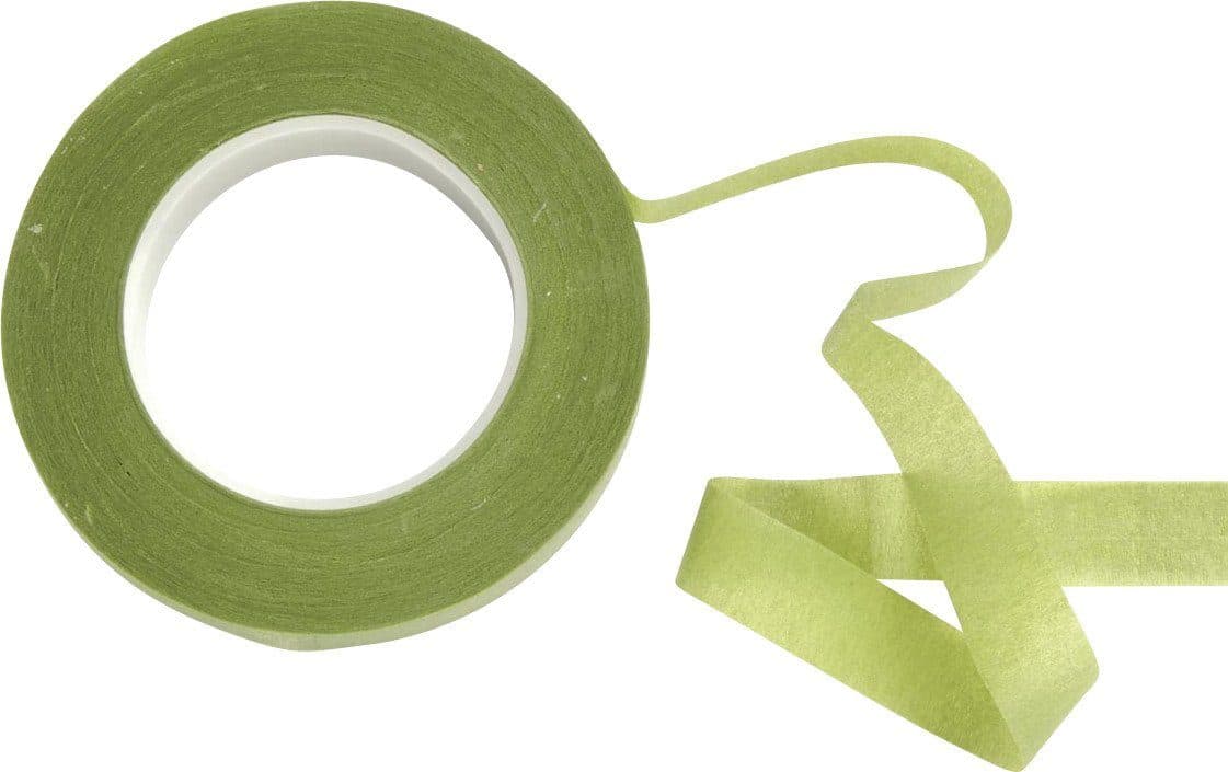 Glorex Floristikband hellgrün 12,7 mm Bastelband
