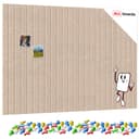 ALLboards Filzpaneel Pinnwand Beige Wanddekoration Bild 2