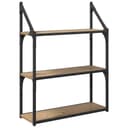vidaXL Wandregal Artisan-Eiche Holzwerkstoff Bild 2