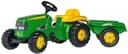 ROLLY TOYS Trettraktor John Deere grün mit Trailer Bild 2