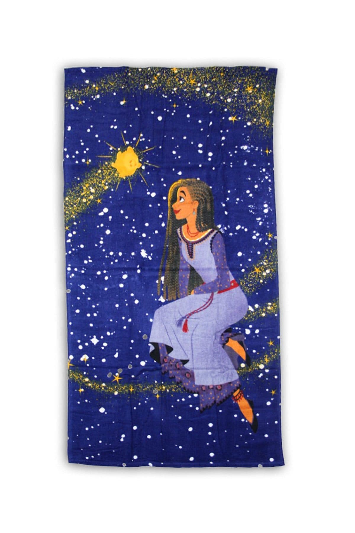 Disney Wish Strandtuch Badetuch 140x70 cm Baumwolle Blau - Bild 2
