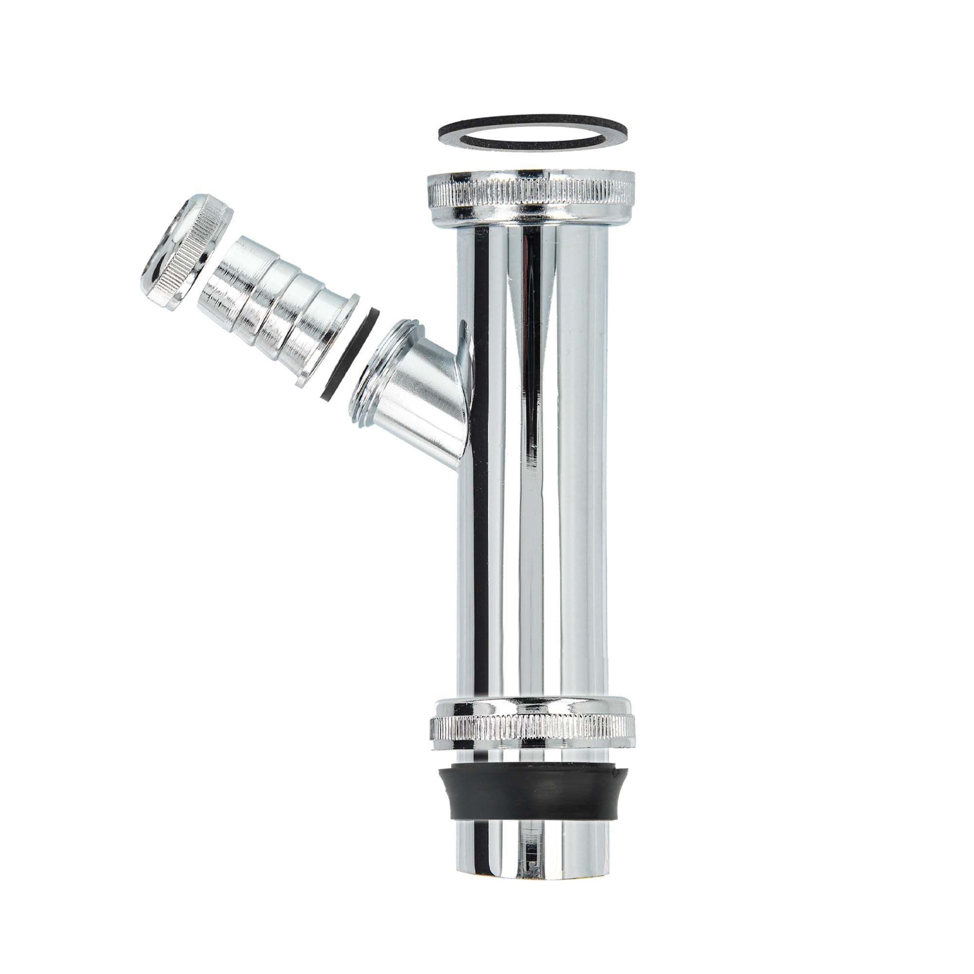 tecuro Siphon Tauchrohr Verstellrohr Ø 32 x 200 mm mit Geräteanschluss - Bild 2