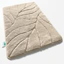 Floordirekt Badematte Maris – Flauschiger Badteppich Blattstruktur Ivory Bild 2