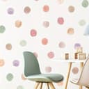 Montegoni Wandtattoo Pastell Polka Dot 36 Aquarell Punkte PVC Bild 2